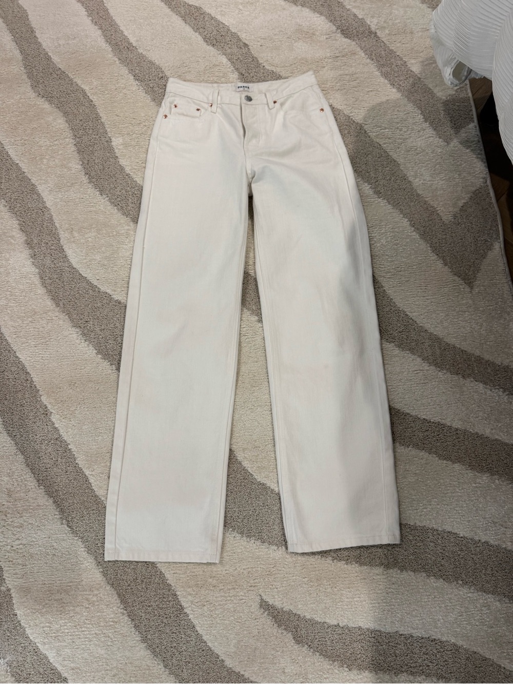 White Parke Classic Straight Jean 25
